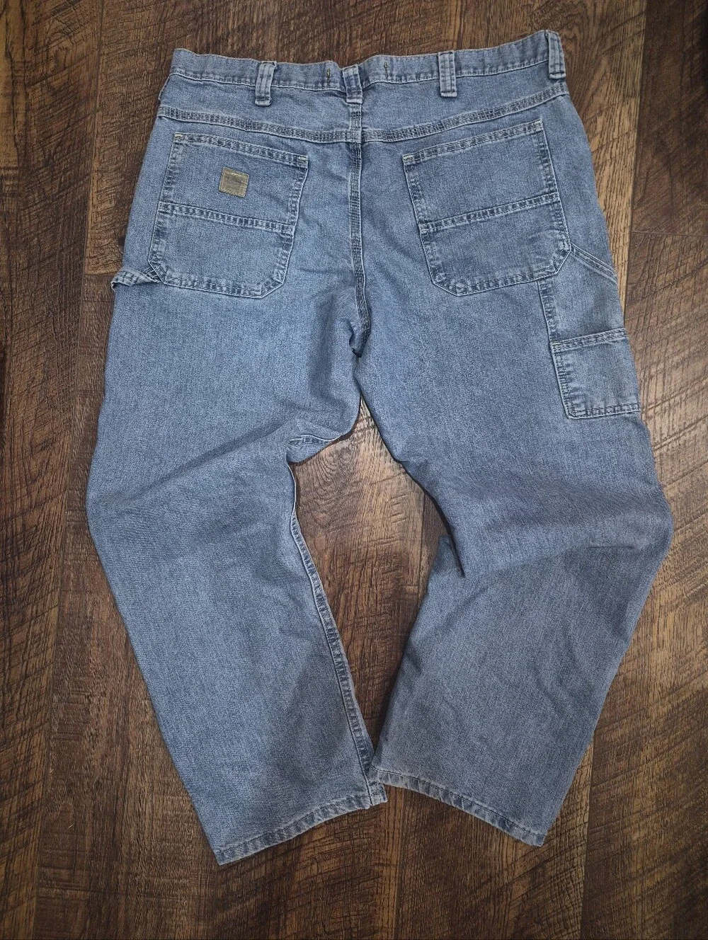 Vintage Lee Dungarees Carpenter Jeans Y2K Baggy Loose 38 X 30